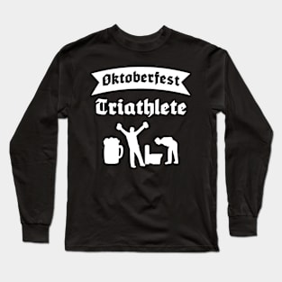 Oktoberfest Triathlete - For Beer Lovers Long Sleeve T-Shirt